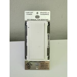 Crestron CLW-SWEX-E-W-S Cameo® Express Wireless In-Wall Switch, 120V, White